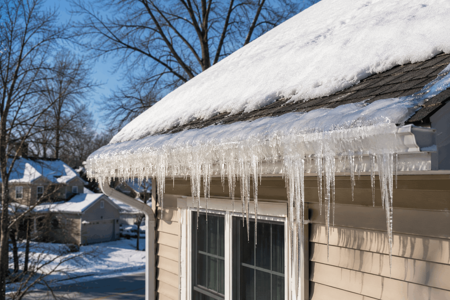 Ice Dam Water Damage Inside the Attic